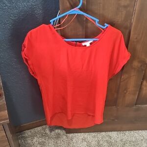 Elegant Red Blouse for Women